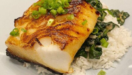 Miso and Soy Chilean Sea Bass