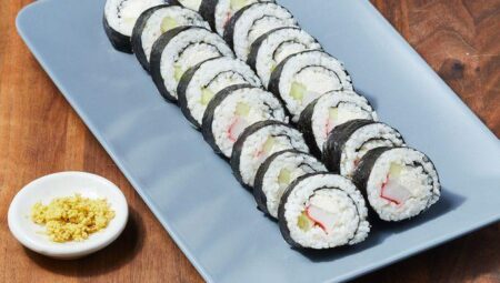 Cream Cheese and Crab Sushi Rolls