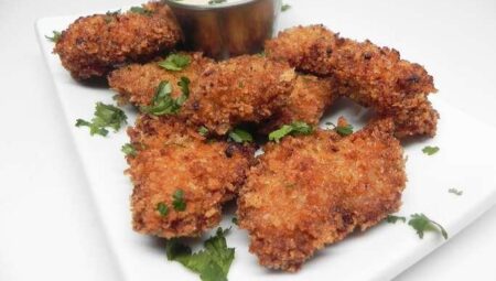 Karaage (Japanese Fried Chicken) with Honey Mayoster Sauce