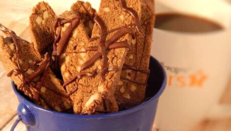 Buckwheat Lavender Biscotti