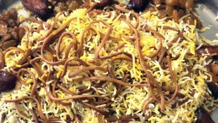 Reshteh Polo (Persian Noodle Rice)
