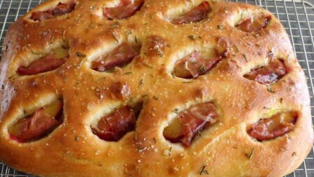Prosciutto Plum Focaccia