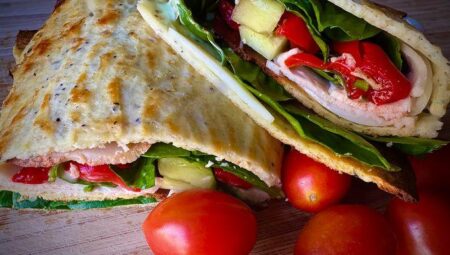 Everything But the Bagel Cottage Cheese Wrap